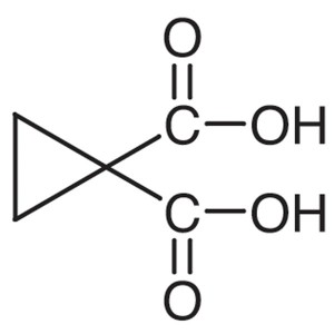 1,1-Циклопропандикарбон кислотасы CAS 598-10-7 Тазалык >98,0% (GC) (T)