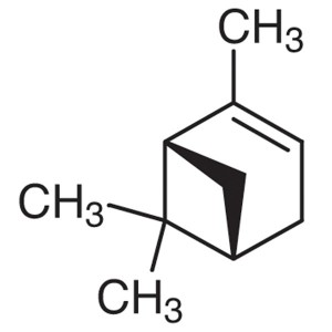 (1S)-(-)-α-Pinene CAS 7785-26-4 Kemurnian >98,0% (GC)