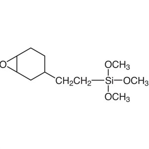 2- (3,4-Epoxycyclohexyl) ethyltrimethoxysilane CAS 3388-04-3 Ịdị ọcha> Ụlọ ọrụ 98.0% (GC)