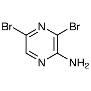 2-अमीनो-3,5-डिब्रोमोपायराझिन CAS 24241-18-7 शुद्धता >98.0% (GC)