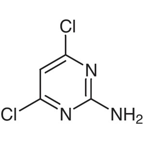 2-Amino-4,6-Dichloropyrimidine CAS 56-05-3 Purdeb ≥98.0% Ffatri Ansawdd Uchel