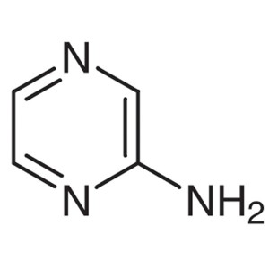 2-ამინოპირაზინი CAS 5049-61-6 სისუფთავე >99.0% (არაწყლიანი ტიტრაცია)