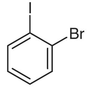 2-Bromoiodobenzene CAS 583-55-1 (ကြေးနီပြားဖြင့် တည်ငြိမ်စေသည်) သန့်ရှင်းမှု ≥99.0%(GC)