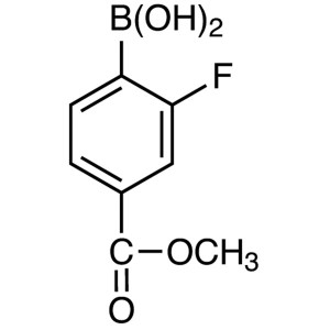 2-фтор-4-(метаксікарбоніл)фенілборная кіслата CAS 603122-84-5 Чысціня >99,0% (ВЭЖХ) Фабрычная высокая чысціня