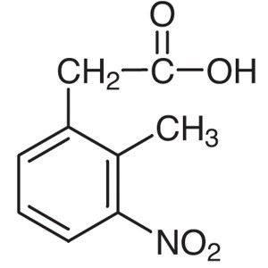 2-metyl-3-nitrofenylättiksyra CAS 23876-15-5 Renhet >99,5 % (HPLC) Ropinirolhydroklorid Mellanprodukt