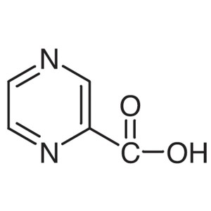 กรด 2-Pyrazinecarboxylic CAS 98-97-5 ความบริสุทธิ์ >99.5% (HPLC)
