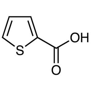 2-Tiofenkarboksila Acido CAS 527-72-0 Pureco > 99.0% Fabriko Alta Kvalito