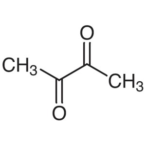 2,3-βουτανοδιόνη CAS 431-03-8 Καθαρότητα >99,0% (GC)