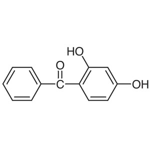 2,4-Dihidroksibenzofenono CAS 131-56-6 (Ultraviola Absorbilo UV-0) Pureco > 99,0% (HPLC)