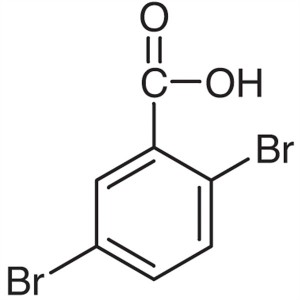 2,5-dibromobenzoy kislotasi CAS 610-71-9 tahlili ≥99,0% (HPLC) zavodi