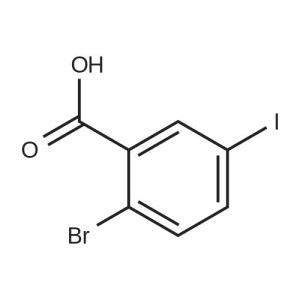 Kyselina 2-bróm-5-jódbenzoová CAS 25252-00-0 test ≥99,0 % (HPLC)