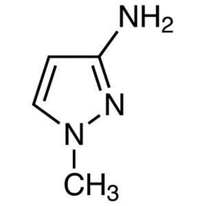 3-ਅਮੀਨੋ-1-ਮਿਥਾਈਲਪਾਈਰਾਜ਼ੋਲ CAS 1904-31-0 ਸ਼ੁੱਧਤਾ >98.0% (GC) (T)