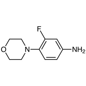 3-فلورو -4-مورفولينوانيلين CAS 93246-53-8 نقاوة Linezolid المتوسطة> 99.0٪ (HPLC)