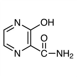 3-Hidroksipirazin-2-karboksamidas CAS 55321-99-8 Grynumas >98,0 % (HPLC) Favipiraviro tarpinis COVID-19