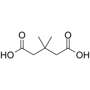 3,3-Dimethylglutaric Acid CAS 4839-46-7 Kemurnian >98,0% (Titrasi)