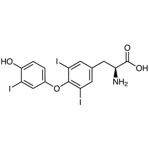 3,3′,5-trijodo-L-tironin (liotironin; T3) CAS 6893-02-3 Čistoća >95,0% (HPLC) Tvornica