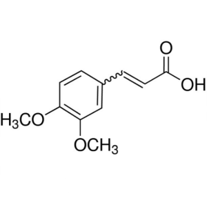 3,4-Dimetoksisinnamik kislota CAS 2316-26-9 Soflik >99,0% (HPLC) zavodi