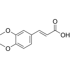 3,4-Dimethoxycinnamic Asid CAS 2316-26-9 Pite> 99.0% (HPLC) Faktori