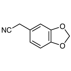 3,4-(metylendioksy)fenylacetonitril CAS 4439-02-5 Renhet >98,5 % (GC) Fabrikk