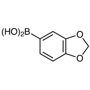 3,4-(metyleenidioksi)fenyyliboorihappo CAS 94839-07-3 Puhtaus >98,5 % (HPLC) Korkea laatu