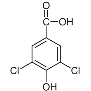 3,5-Dichloro-4-Hydroxybenzoic Acid CAS 3336-41-2 Assay ≥98.5% Ụlọ ọrụ
