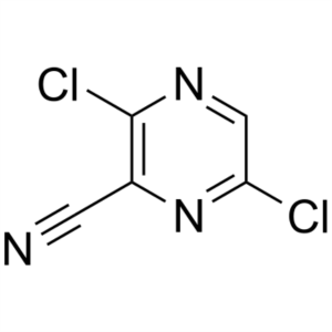 3,6-Dichloropyrazinum-2-Carbonitrile CAS 356783-16-9 Puritas ≥99.0% (HPLC) Favipiravir COVID-19