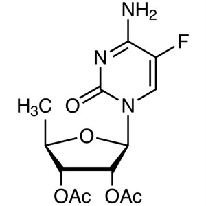 2',3'-di-O-asetyyli-5'-deoksi-5-fluorosytidiini CAS 161599-46-8 Puhtaus ≥ 99,0 % Kapesitabiinin välitehdas