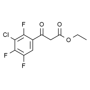 Ethyl 3-(3-chloor-2,4,5-trifluorfenyl)-3-oxopropanoaat CAS 101987-86-4 Sitafloxacine Hydraat Tussenliggende Fabriek