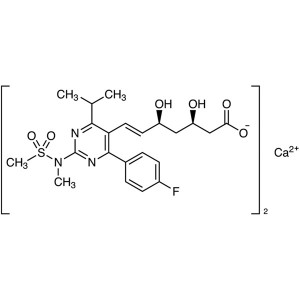 Rosuvastatín vápenatý CAS 147098-20-2 test 98,5 % ~ 102,0 % API Factory s vysokou čistotou