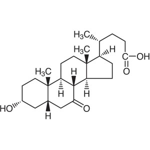 3α-hydroksi-7-okso-5β-kolaanihappo CAS 4651-67-6 Puhtaus >99,5 % (HPLC) Obetikolihapon välitehdas