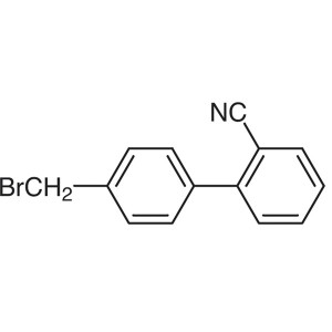 4′-Bromomethyl-2-Cyanobiphenyl (Br-OTBN) CAS 114772-54-2 Assay >99.0% (HPLC) Sartan Intermediate Factory