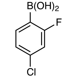 4-chloor-2-fluorfenylboorzuur CAS 160591-91-3 Zuiverheid >99,0% (HPLC) Hoge fabriekskwaliteit