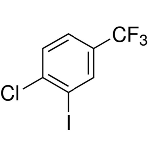 4-คลอโร-3-ไอโอโดเบนโซไตรฟลูออไรด์ CAS 672-57-1 ความบริสุทธิ์ >98.0% (GC)