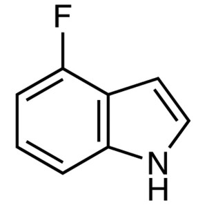 4-Fluoroindole CAS 387-43-9 Purity >99.0% (HPLC) فيڪٽري اعليٰ معيار