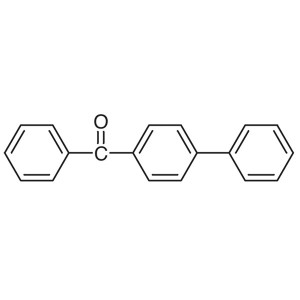 4-Benzoylbiphenyl CAS 2128-93-0 (4-Phenylbenzophenone) Photoinitiator PBZ Kemurnian >99,0% (HPLC)