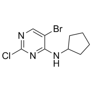 5-Bromo-2-Chloro-N-Cyclopentylpyrimidin-4-Amine CAS 733039-20-8 သန့်ရှင်းစင်ကြယ်မှု >99.0% (HPLC) Palbociclib အလယ်အလတ်စက်ရုံ
