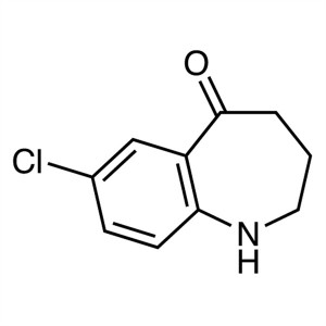 7-Kloro-1,2,3,4-tetrahidrobenzo[b]azepin-5-ona CAS 160129-45-3 Tolvaptan bitartekoa