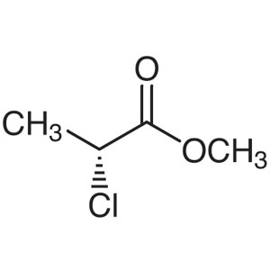Metyl (R)-(+)-2-klorpropionat CAS 77287-29-7 Kjemisk analyse >99,0 % kiral renhet >99,0 % høy renhet