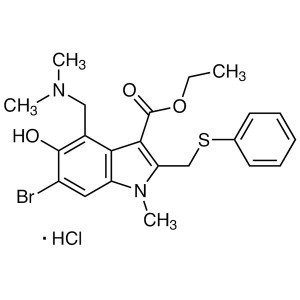 Arbidol Hydrochloride CAS 131707-23-8 Assay ≥99.0% (HPLC) High Purity