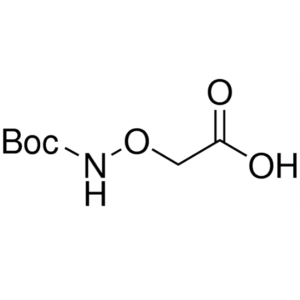 (Boc-Aminooxy)กรดอะซิติก CAS 42989-85-5 (Boc-AOA) ความบริสุทธิ์ >99.0% (HPLC) น้ำยาปกป้องโรงงาน