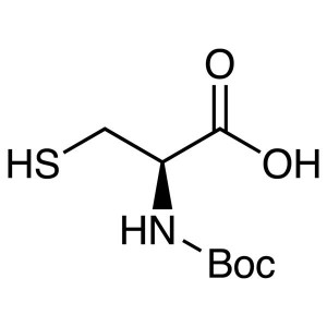 Boc-Cys-OH CAS 20887-95-0 Measúnacht Boc-L-Cistéin 98.5~100.5% (Toirtmheascadh)