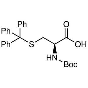 Boc-Cys(Trt)-OH CAS 21947-98-8 پاکوالی>99.0% (HPLC) فابریکه
