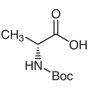 Boc-D-Alanine CAS 7764-95-6 (Boc-D-Ala-OH) Puritas >99.0% (HPLC) Factory