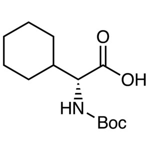 Boc-D-Chg-OH CAS 70491-05-3 Íonacht Boc-D- Cyclohexylglycine >98.0% (HPLC)
