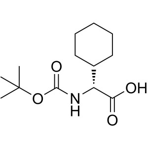 Boc-D-Chg-OH CAS 70491-05-3 Íonacht Boc-D- Cyclohexylglycine >98.0% (HPLC)