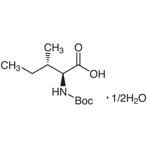 Boc-Ile-OH∙1/2H2O CAS 13139-16-7 Чистота >99,0% (T) Фабрика