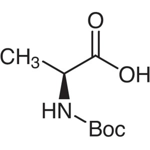 Boc-L-alanin CAS 15761-38-3 (Boc-Ala-OH) Čistost >99,0 % (HPLC) Tovarniško