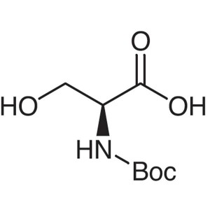 Boc-Ser-OH CAS 3262-72-4 (N-Boc-L-Serine) Renhet >99,0 % (HPLC) Fabrikk