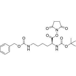 Boc-Lys(Z)-OSu CAS 34404-36-9 Renhet >98,0 % (HPLC)