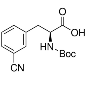 Boc-Phe(3-CN)-OH CAS 131980-30-8 Boc-3-Cyano-L-Fenylalanin Renhet >98,0 % (HPLC)